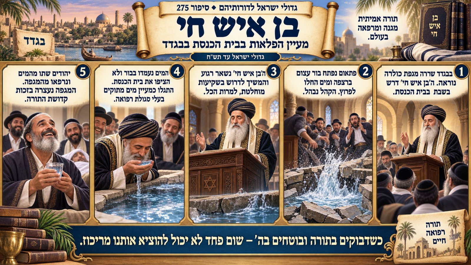 תמונת סיכום — גדולי ישראל עד תש"ח: בן איש חי